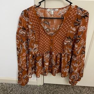Sheer boho chic tunic